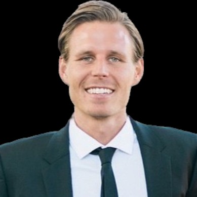 Brian Bolt in a dark suit and tie